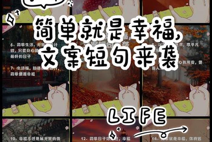 简单幸福生活的优美句子 - 简单的幸福生活文案