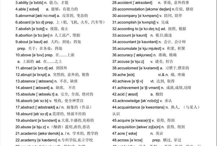 进入高中生活的英语 - 进入高中生活的英语单词