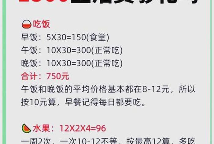 大学生一天的生活开销,大学生一天大概要花多少钱 大学生一天的生活开销,大学生一天大概要花多少钱