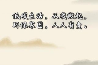 低碳生活标语有哪些 - 低碳生活标语或公益广告语
