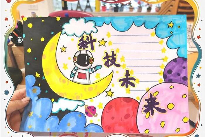 科技生活手抄报图片、科技生活手抄报图片简单