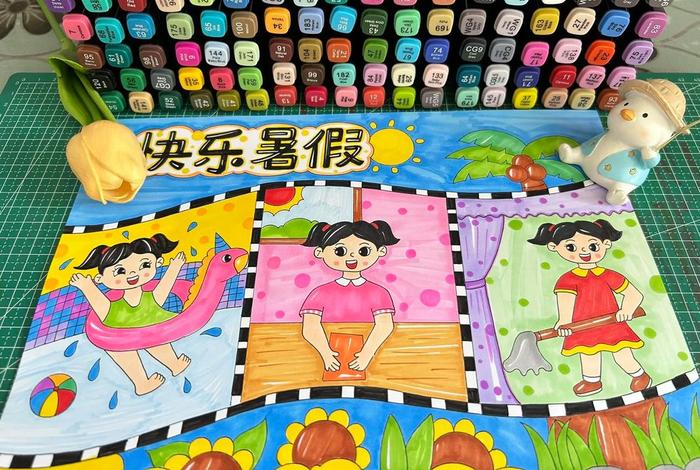 假期生活画怎么画;假期生活画画作品 假期生活画怎么画;假期生活画画作品