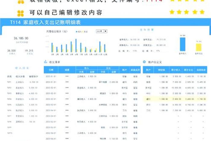 生活记账本怎么每天记账、家庭记账明细表