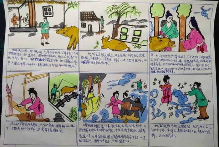 牛郎生活有困难大家应当帮助他d；牛郎对牛照顾周到是因为