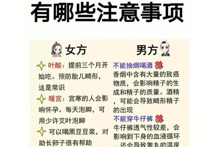 备孕生活建议、备孕生活上注意什么