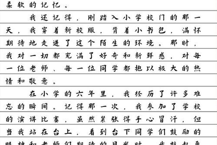 难忘小学生活作文写事、难忘的小学生活 写事