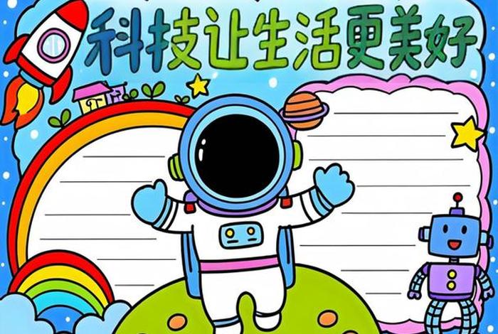 科技生活手抄报简单又漂亮 科技生活的手抄报怎么画