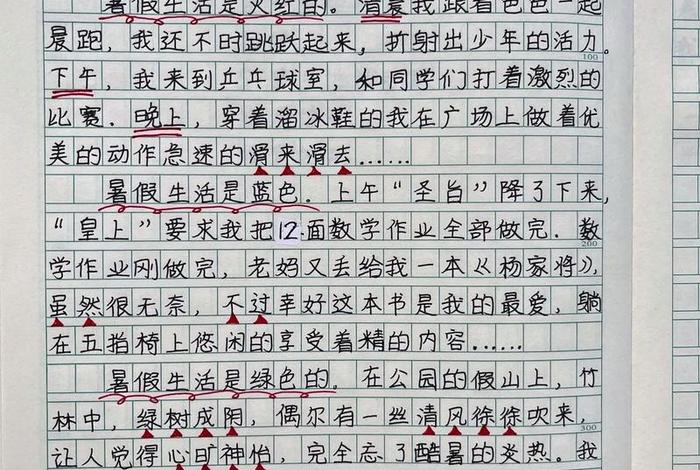 暑假生活作文250字；暑假生活作文250字怎么写