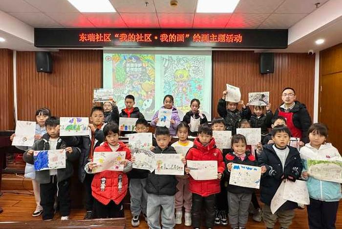 社区生活图片画作 社区生活绘画作品 社区生活图片画作 社区生活绘画作品