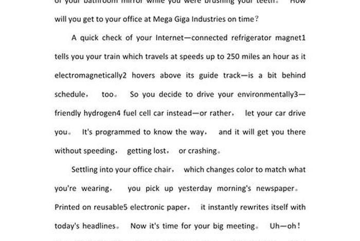 未来的生活英语 未来的生活英语作文