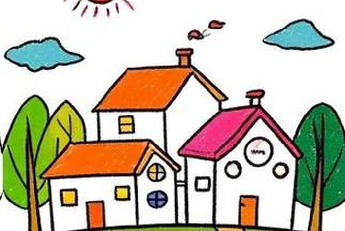 社区生活简笔画漂亮又简单,社区生活图片简笔画 社区生活简笔画漂亮又简单,社区生活图片简笔画