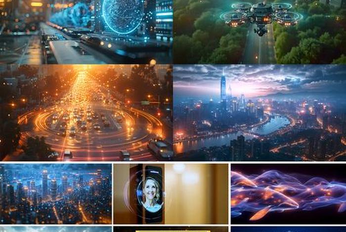 未来生活的一天视频 - 未来生活的一天视频素材