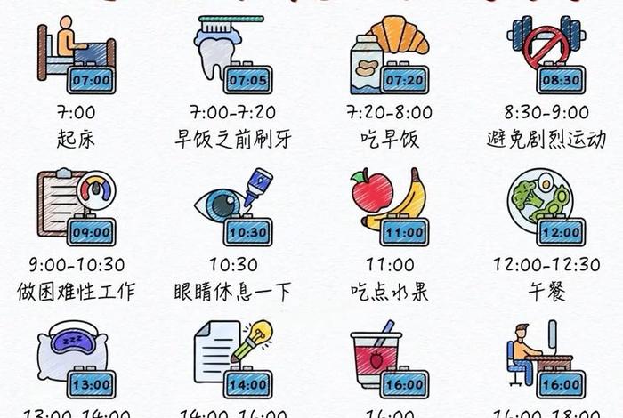 生活作息时间表国家标准 - 生活作息时间是什么意思