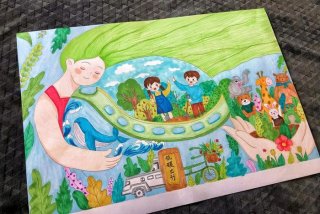 低碳生活画儿童画（低碳生活儿童绘画教学）