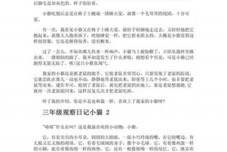 三年级作文观察生活小片段 - 三年级小学生观察作文大全