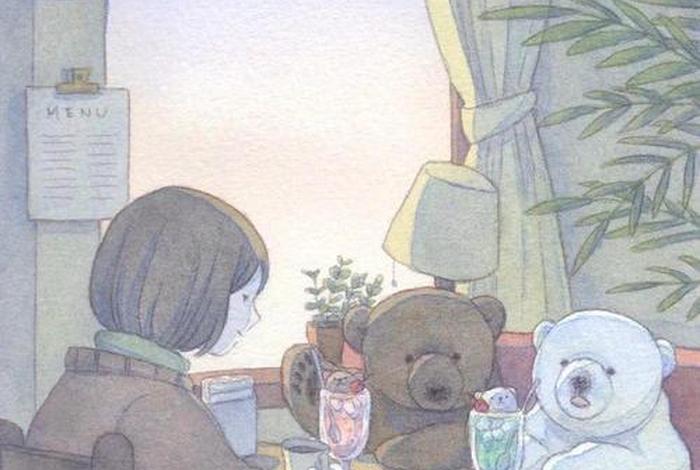 日常生活插画壁纸；日常生活插图