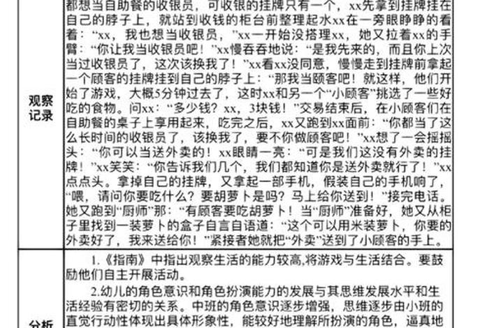 中班生活观察记录;中班生活观察记录入厕 中班生活观察记录;中班生活观察记录入厕