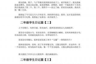 二年级生活日记怎么写 - 二年级的生活日记200字