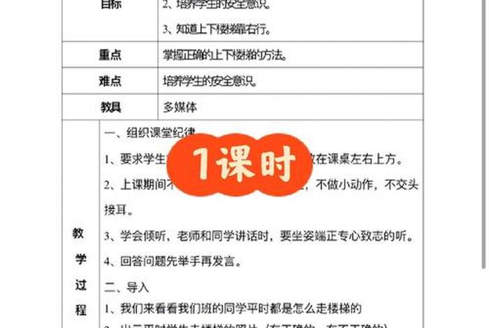 生活适应教案一年级（生活适应教学目标）