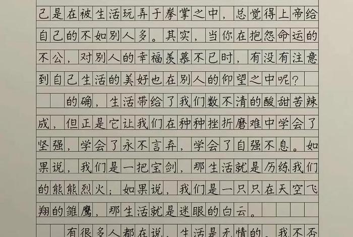 面对生活的作文素材，面对生活作文1000字