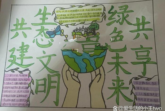 绿色生活低碳环保手抄报 绿色低碳生活方式手抄报