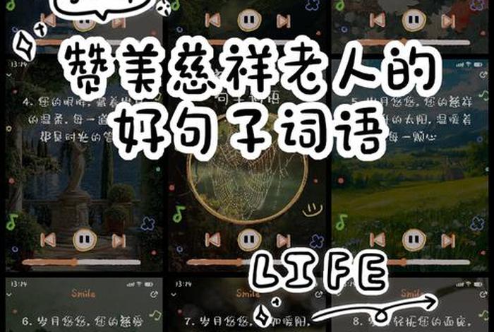 晚年生活美好的词语；晚年生活美好的词语句子