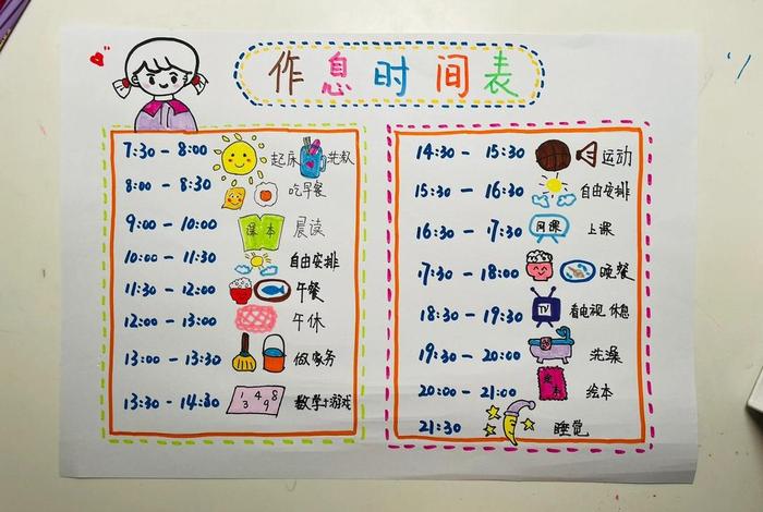 生活作息时间表有什么区别;生活作息时间表怎么写 生活作息时间表有什么区别;生活作息时间表怎么写