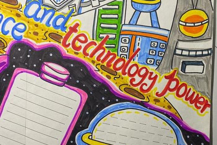 未来智能生活英语手抄报 - 智能未来英文 未来智能生活英语手抄报 - 智能未来英文