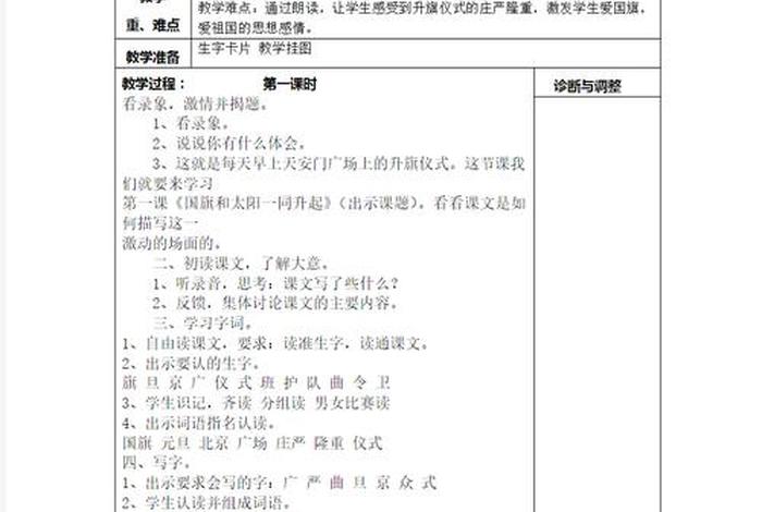 生活适应教案二年级 生活适应课教案二年级