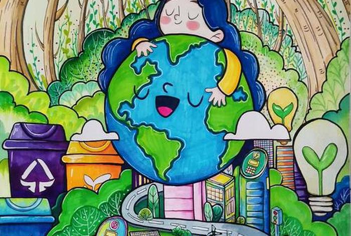 低碳生活画第一名,低碳生活画 手绘 低碳生活画第一名,低碳生活画 手绘