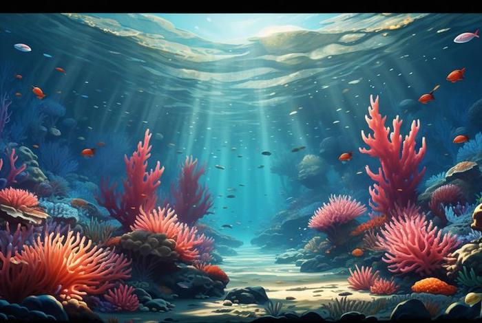 珊瑚生活在浅海；珊瑚一般生活在温暖洁净的浅海环境中,在