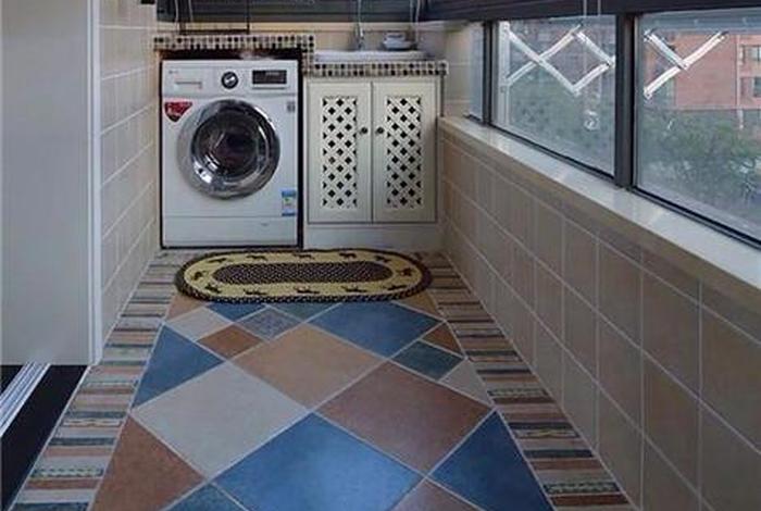 生活阳台 瓷砖；生活阳台瓷砖铺贴效果图