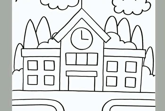 小学生校园生活简笔画、小学生校园生活简笔画图片 小学生校园生活简笔画、小学生校园生活简笔画图片