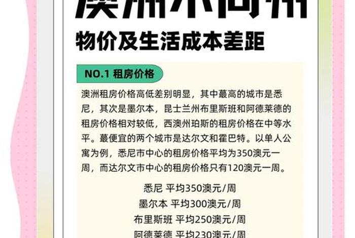 澳大利亚的生活水平;澳大利亚生活水平信息 澳大利亚的生活水平;澳大利亚生活水平信息