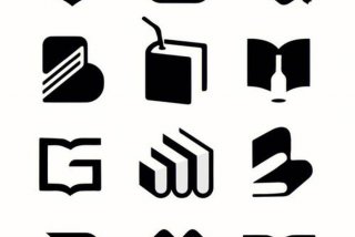 书与生活文字图形化logo设计（书与生活议论文）