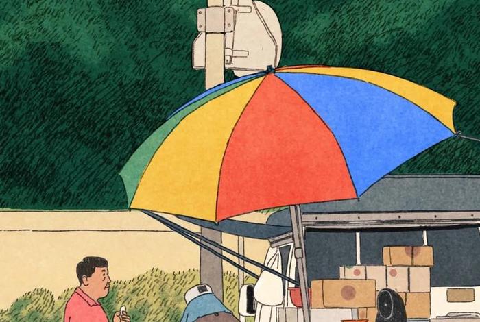 日常生活插画壁纸；日常生活插图