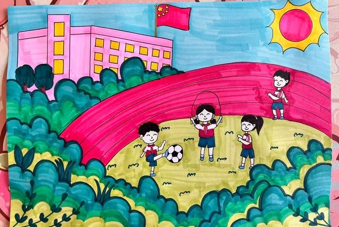 校园生活图片 校园生活图片绘画简单 校园生活图片 校园生活图片绘画简单