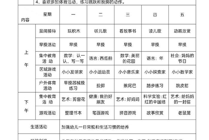 大班生活目标与内容 - 大班生活目标与内容怎么写