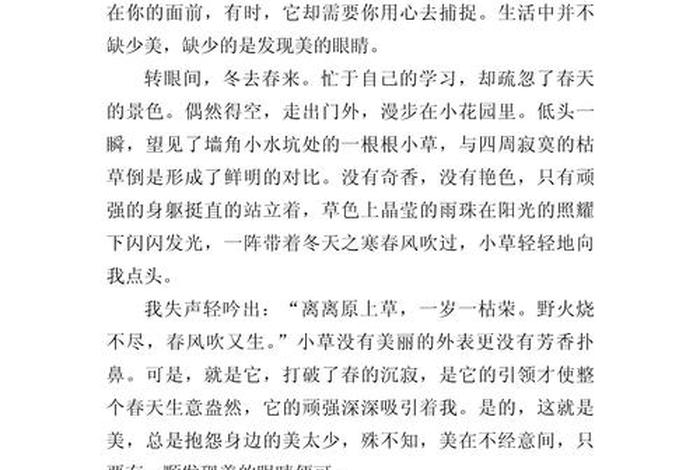发现生活中的美作文800字 发现生活中的美作文600字左右 发现生活中的美作文800字 发现生活中的美作文600字左右