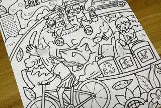 低碳生活海报初中生；低碳生活海报初中生手绘