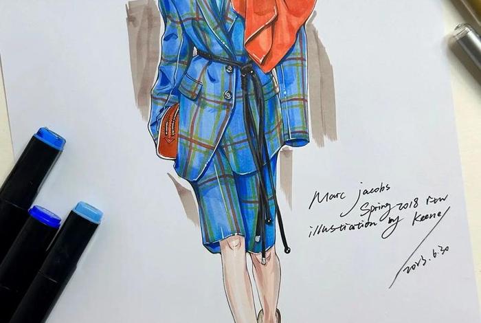 生活的服装；生活服装设计稿