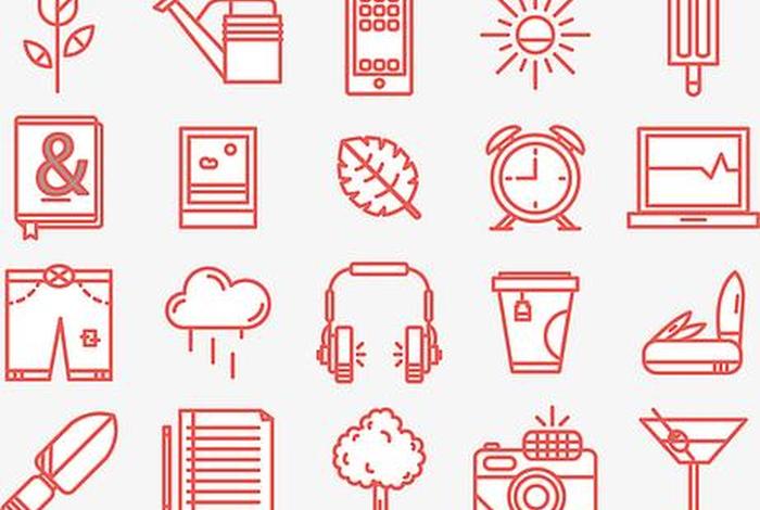 生活中的图表 生活中的图标简笔画 生活中的图表 生活中的图标简笔画