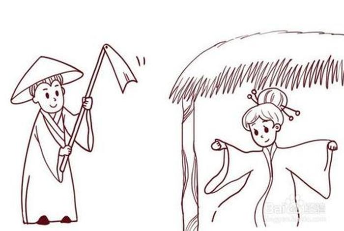 牛郎生活贫苦的简笔画;牛郎生活凄苦简笔画 牛郎生活贫苦的简笔画;牛郎生活凄苦简笔画