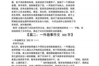 乡下生活作文300；乡村生活作文100字