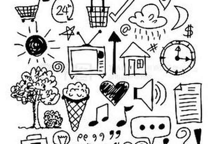 简单日常生活插画手绘;日常生活简笔笔画大全 简单日常生活插画手绘;日常生活简笔笔画大全