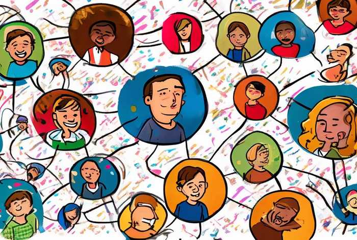 人际关系网络图 - 人际关系网络图(学生)