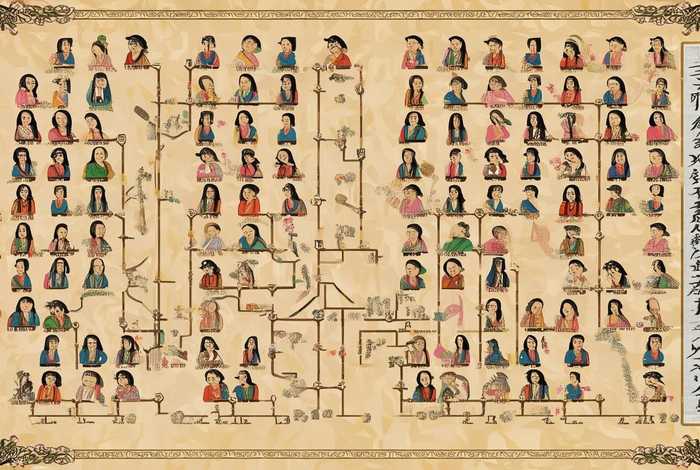 红楼梦人物关系图高清大图，红楼梦人物关系图高清大图大全