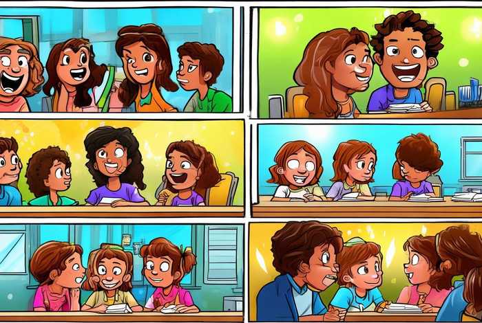 学校人际关系六格漫画;学校的人际关系 学校人际关系六格漫画;学校的人际关系