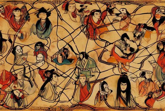 红楼梦人物关系图高清图片，红楼梦人物关系图高清图片大全