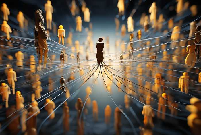 人际关系网络的连接性 人际关系网络的连接性包括